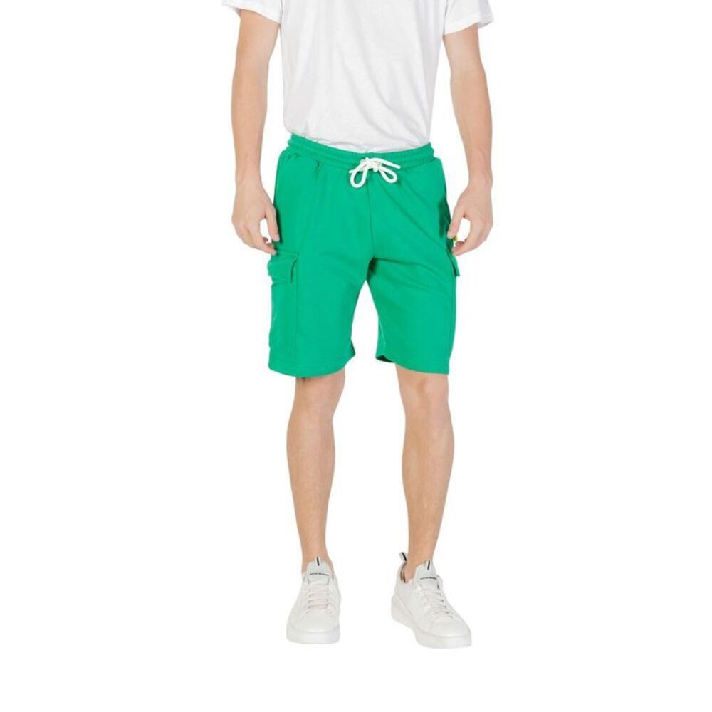 Icon Cotton Bermuda Shorts Men Green